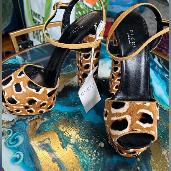 Gucci platform pumps 38s / NIB - Picture 1 of 10